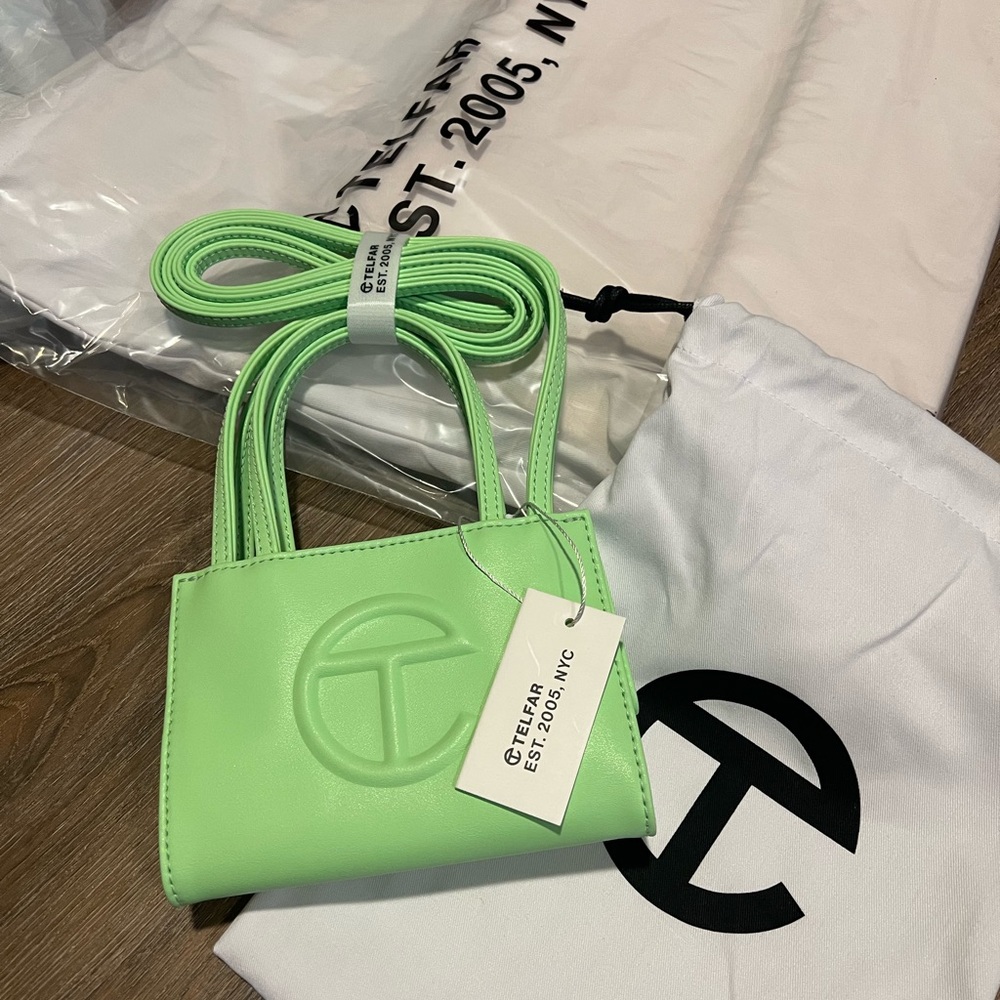 Telfar Small Shopping Bag - Mint Green